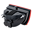 Driver Side, Inner Tail Light, with Bulb, Halogen, Red Lens, With RS Package