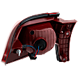 Passenger Side Tail Light, with Bulb, Halogen, Red Lens, CAPA CERTIFIED