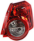 Passenger Side Tail Light, with Bulb, Halogen, Clear and Red Lens, 4 Cyl., 1.6L Engine