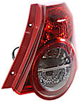 Passenger Side Tail Light, with Bulb, Halogen, Clear and Red Lens, 4 Cyl., 1.6L Engine