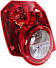 Driver Side Tail Light, with Bulb, Halogen, Clear and Red Lens, 4 Cyl., 1.6L Engine