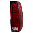 Passenger Side Tail Light, with Bulb, LED, Clear and Red Lens, Except EXT Model