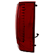 Passenger Side Tail Light, with Bulb, LED, Clear and Red Lens, Except EXT Model