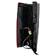 Passenger Side Tail Light, with Bulb, LED, Clear and Red Lens, Except EXT Model