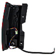 Passenger Side Tail Light, with Bulb, LED, Clear and Red Lens, Except EXT Model, CAPA CERTIFIED