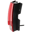 Driver Side Tail Light, with Bulb, LED, Clear and Red Lens, Except EXT Model
