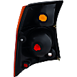 Passenger Side Tail Light, without Bulb, Halogen, Amber, Clear and Red Lens