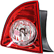 Driver Side, Outer Tail Light, without Bulb, Halogen, Mounts on Body, LTZ Model