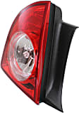 Driver Side, Outer Tail Light, without Bulb, Halogen, Mounts on Body, LTZ Model