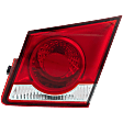 2012 Chevrolet Cruze LS - Passenger Side, Inner Halogen Tail Light, With bulb(s), Mounts on Trunk Lid, OE Replacement