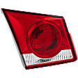 Driver Side, Inner Tail Light, with Bulb, Halogen, Clear and Red Lens