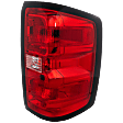 2015 Chevrolet Silverado 2500 HD WT - Passenger Side Halogen Tail Light, With bulb(s), OE Replacement