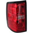 Driver Side Halogen Tail Light, With bulb(s), OE Replacement