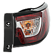 Passenger Side, Outer Tail Light, with Bulb, Halogen, Clear Lens, CAPA CERTIFIED