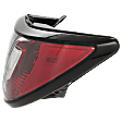 Passenger Side, Outer Tail Light, with Bulb, Halogen, Clear Lens, CAPA CERTIFIED