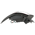 Passenger Side, Outer Tail Light, with Bulb, Halogen, Clear Lens, CAPA CERTIFIED