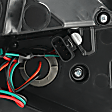 Passenger Side, Outer Tail Light, with Bulb, Halogen, Clear Lens, CAPA CERTIFIED