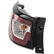 Driver Side, Outer Tail Light, with Bulb, Halogen, Clear Lens