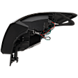 Driver Side, Outer Tail Light, with Bulb, Halogen, Clear Lens