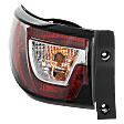Driver Side, Outer Tail Light, with Bulb, Halogen, Clear Lens, CAPA CERTIFIED