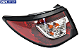 Driver Side, Outer Tail Light, with Bulb, Halogen, Clear Lens, CAPA CERTIFIED