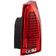 2008-2014 Cadillac CTS - Passenger Side Tail Light, with Bulb, Halogen, Clear and Red Lens, Sedan, 2nd Gen