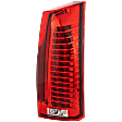 2008-2014 Cadillac CTS - Passenger Side Tail Light, with Bulb, Halogen, Clear and Red Lens, Sedan, 2nd Gen