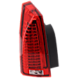 2009 Cadillac CTS - Driver Side Halogen Tail Light, With bulb(s), OE Replacement