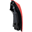 2008-2014 Cadillac CTS - Driver Side Tail Light, with Bulb, Halogen, Clear and Red Lens, Sedan, 2nd Gen, CAPA CERTIFIED