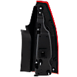 2008-2014 Cadillac CTS - Driver Side Tail Light, with Bulb, Halogen, Clear and Red Lens, Sedan, 2nd Gen, CAPA CERTIFIED
