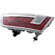 2012-2014 Chrysler 300 - Driver Side Tail Light, with Bulb, Halogen, Clear and Red Lens, CAPA CERTIFIED