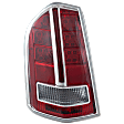2012-2014 Chrysler 300 - Driver Side Tail Light, with Bulb, Halogen, Clear and Red Lens, CAPA CERTIFIED