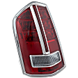 2012-2014 Chrysler 300 - Driver Side Tail Light, with Bulb, Halogen, Clear and Red Lens, CAPA CERTIFIED