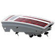 2012-2014 Chrysler 300 - Driver Side Tail Light, with Bulb, Halogen, Clear and Red Lens, CAPA CERTIFIED