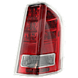 Passenger Side Tail Light, with Bulb, Halogen, Clear and Red Lens