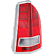 2013-2014 Chrysler 300 - Passenger Side Tail Light, with Bulb, Halogen, Clear and Red Lens, CAPA CERTIFIED