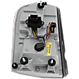 2013-2014 Chrysler 300 - Passenger Side Tail Light, with Bulb, Halogen, Clear and Red Lens, CAPA CERTIFIED
