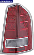 2013-2014 Chrysler 300 - Passenger Side Tail Light, with Bulb, Halogen, Clear and Red Lens, CAPA CERTIFIED