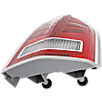 2013-2014 Chrysler 300 - Passenger Side Tail Light, with Bulb, Halogen, Clear and Red Lens, CAPA CERTIFIED