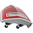 2013-2014 Chrysler 300 - Driver Side Tail Light, with Bulb, Halogen, Clear and Red Lens