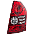 Passenger Side Tail Light, with Bulb, Halogen, Clear and Red Lens, 2.7L/3.5L Engine