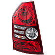2010 Chrysler 300 - Driver Side Halogen Tail Light, With bulb(s), OE Replacement