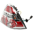 Passenger Side Tail Light, With bulb(s), Halogen, Clear Lens, CAPA CERTIFIED