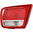 Passenger Side, Inner Tail Light, With bulb(s), Halogen, Clear and Red Lens, Eco/LS/LT Models, CAPA CERTIFIED