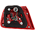 Passenger Side, Inner Tail Light, With bulb(s), Halogen, Clear and Red Lens, Eco/LS/LT Models, CAPA CERTIFIED