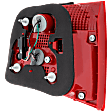 Passenger Side, Inner Tail Light, With bulb(s), Halogen, Clear and Red Lens, Eco/LS/LT Models, CAPA CERTIFIED