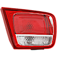 Driver Side, Inner Tail Light, With bulb(s), Halogen, Clear and Red Lens, CAPA CERTIFIED