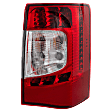 2011-2016 Chrysler Town & Country - Passenger Side Tail Light, with Bulb, LED, Clear and Red Lens, CAPA CERTIFIED