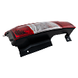 2011-2016 Chrysler Town & Country - Passenger Side Tail Light, with Bulb, LED, Clear and Red Lens, CAPA CERTIFIED