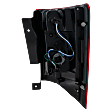 Driver Side Tail Light, with Bulb, LED, Clear and Red Lens, CAPA CERTIFIED